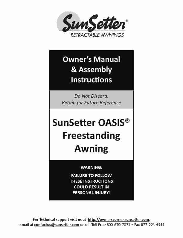 Sunsetter Oasis Manual-page_pdf